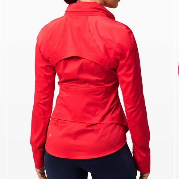 Lululemon Goal Smasher Jacket Carnation Red 6 like new - Picture 2 of 9